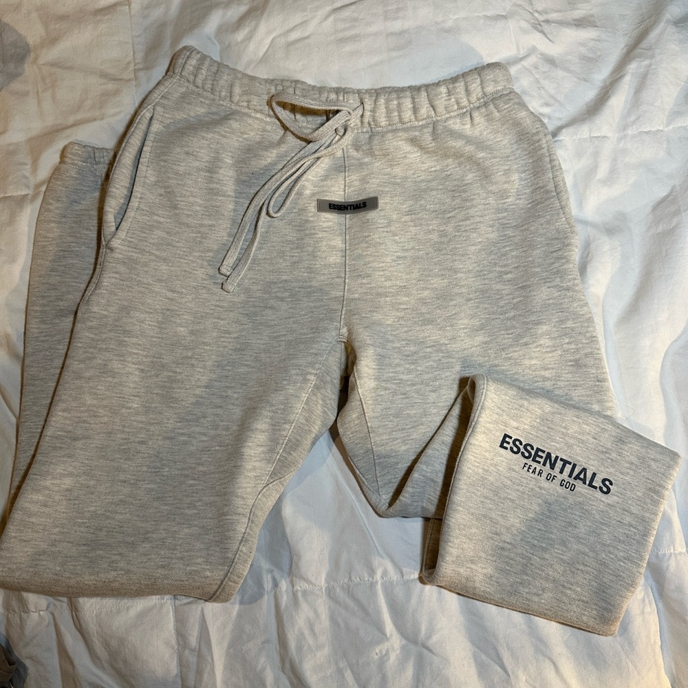 Fear of God Essentials Heather Gray Joggers